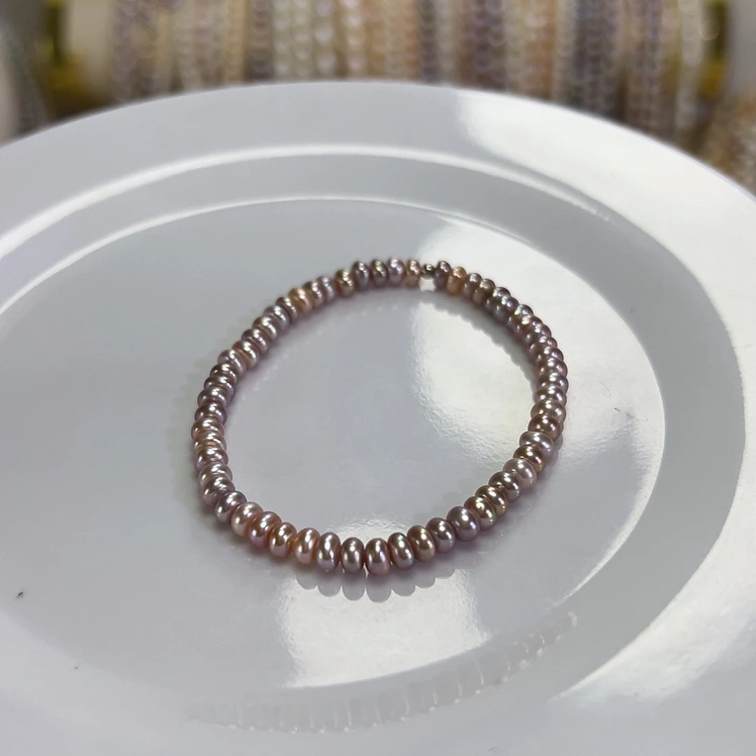 钛钢手绳淡水珍珠