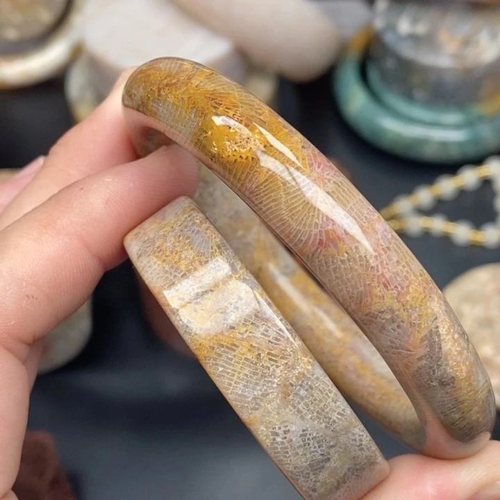 硅化玉未镶嵌项圈56