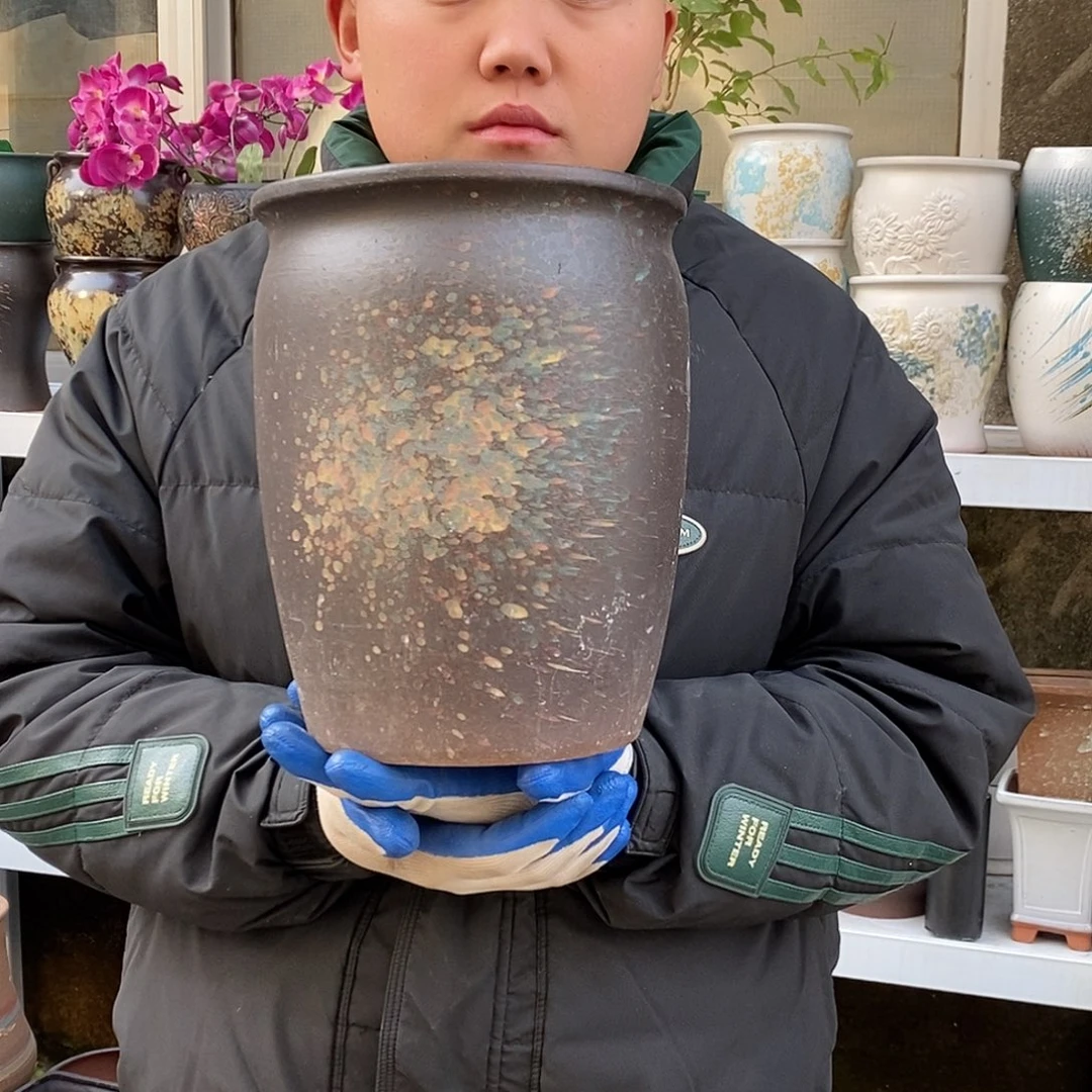 紫砂花盆口20高25福利