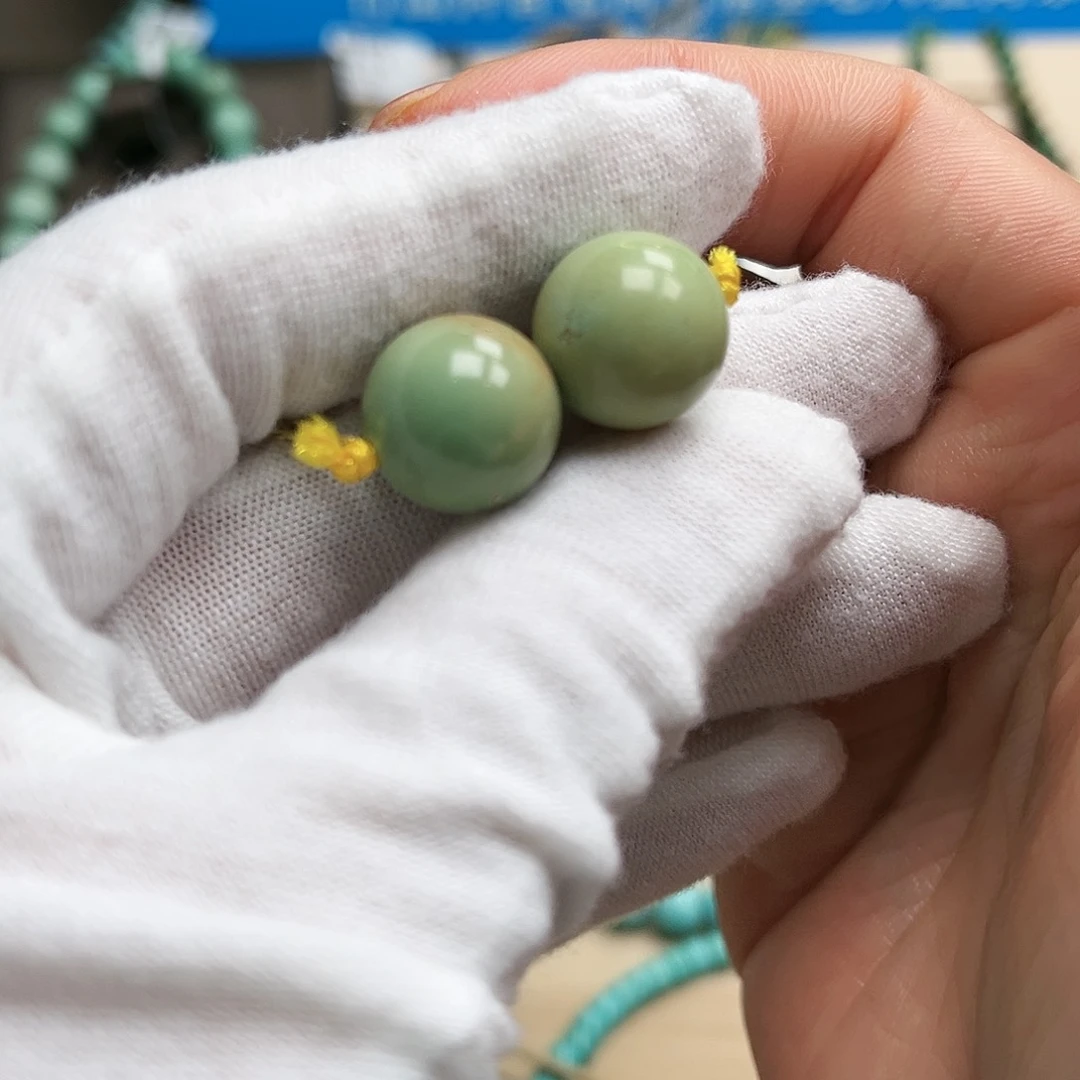 绿松石圆珠未镶嵌