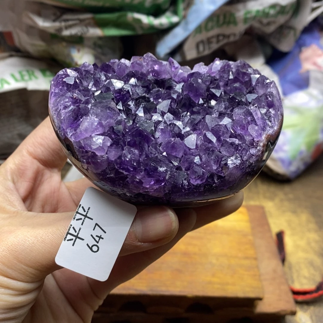 紫晶乌拉圭未镶嵌