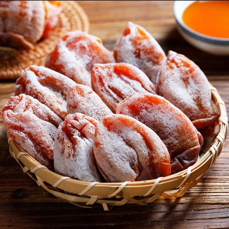 {富平柿饼}正宗陕西富平吊柿饼自然糖霜软糯流心蜜汁鲜甜农家直发