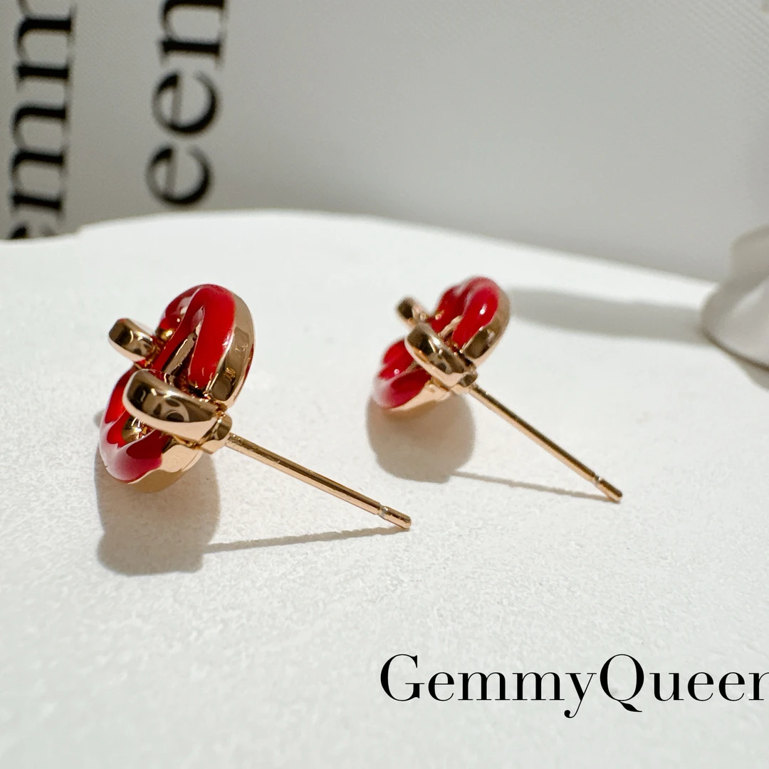 钛钢珐琅耳饰 GemmyQueen高定耳环GQ01106