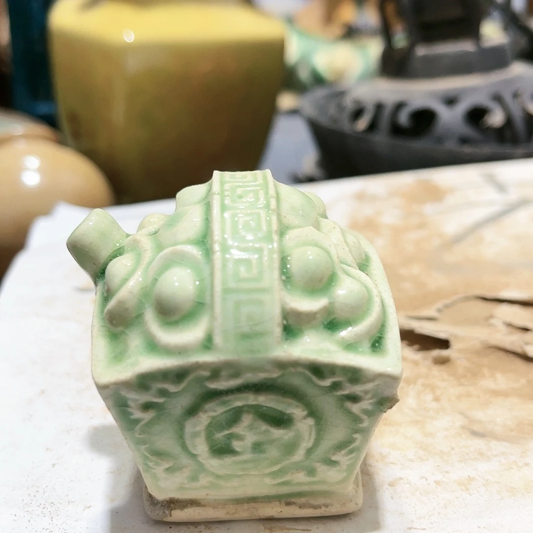 瓦当摆件摆件茶桌茶台陶瓷