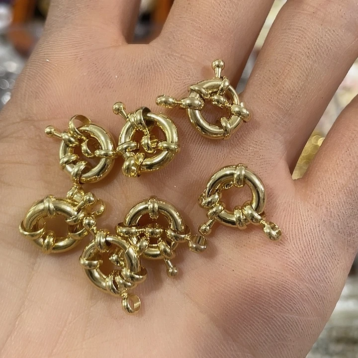 合金玛瑙/玉髓珠宝半成品3个方向盘扣