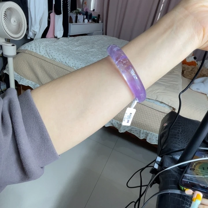 手镯58.8圈口28号未镶嵌水晶