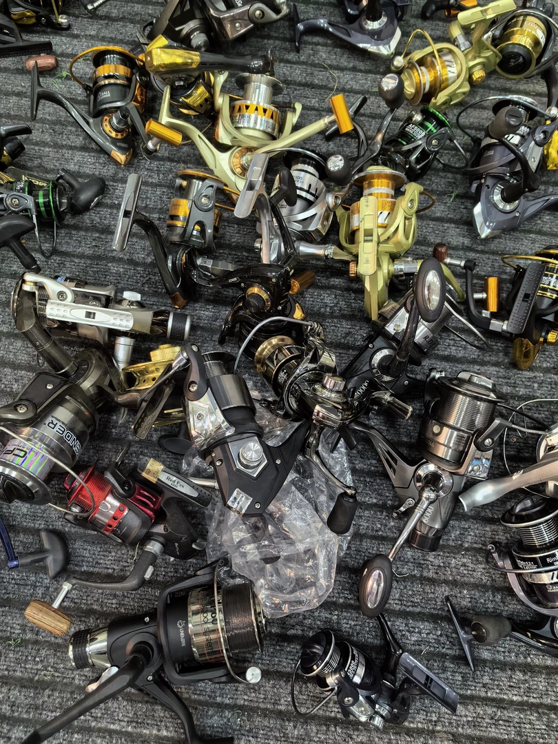 处理各种样品渔轮库存渔轮鱼线轮纺车轮远投轮瑕疵轮