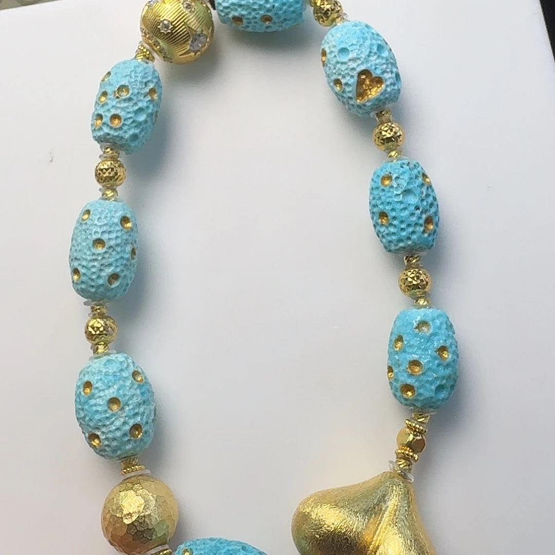 绿松石银S925镶嵌珠宝奇石