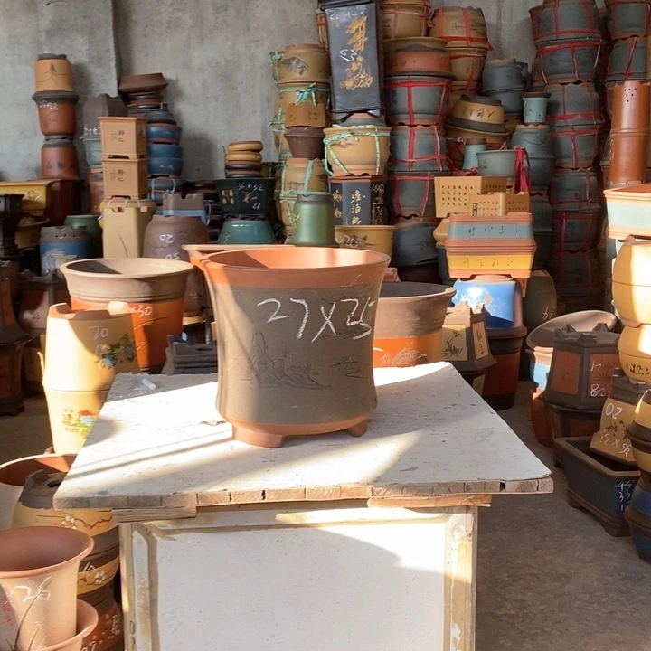 紫砂花盆紫砂花盆