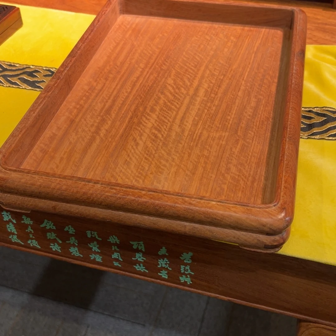 大***i花梨木类端景台盘子