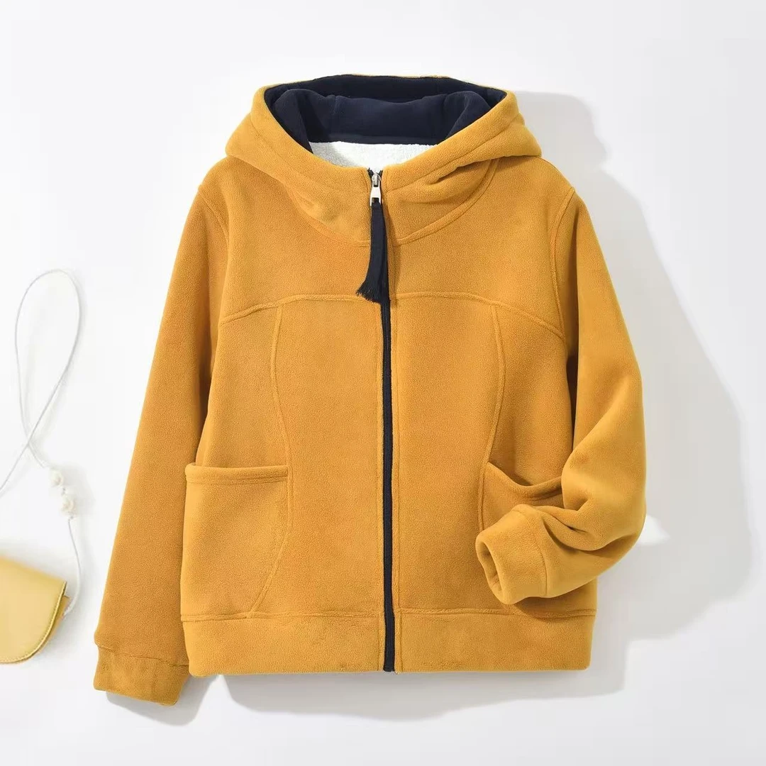 JYP-[双面保暖]2025冬季加绒拼接百搭时尚韩系短外套K-MF7201