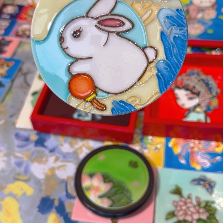 瓷片瓷板画艺术作品