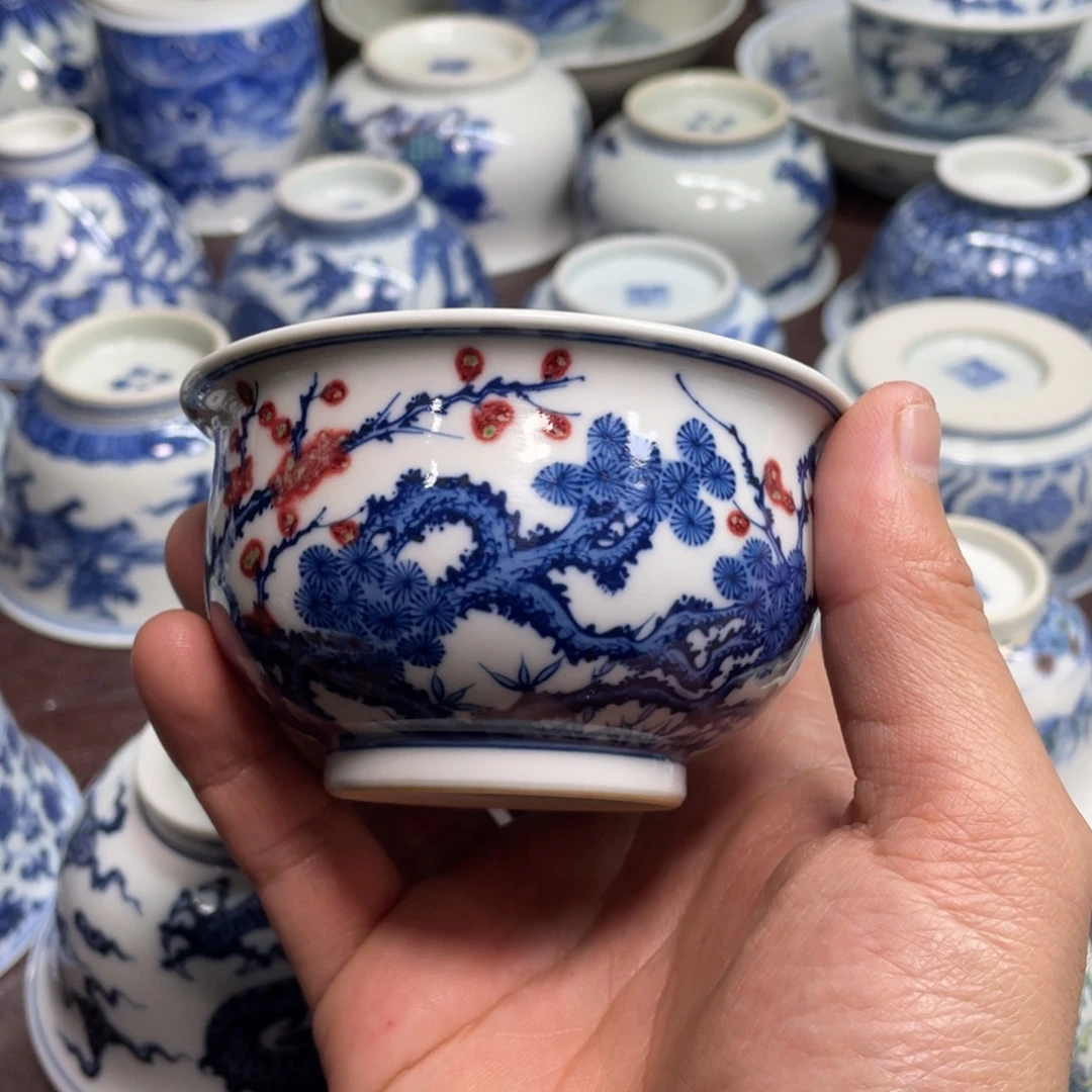杯子陶景德镇陶瓷现代手工陶瓷茶具