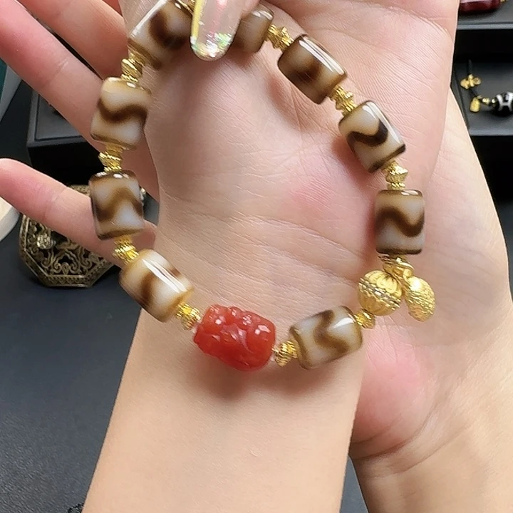 玛瑙/玉髓手链未镶嵌