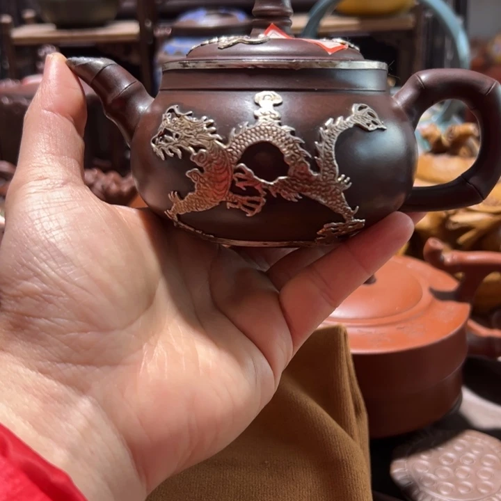 紫砂茶壶紫砂壶收藏起来了！