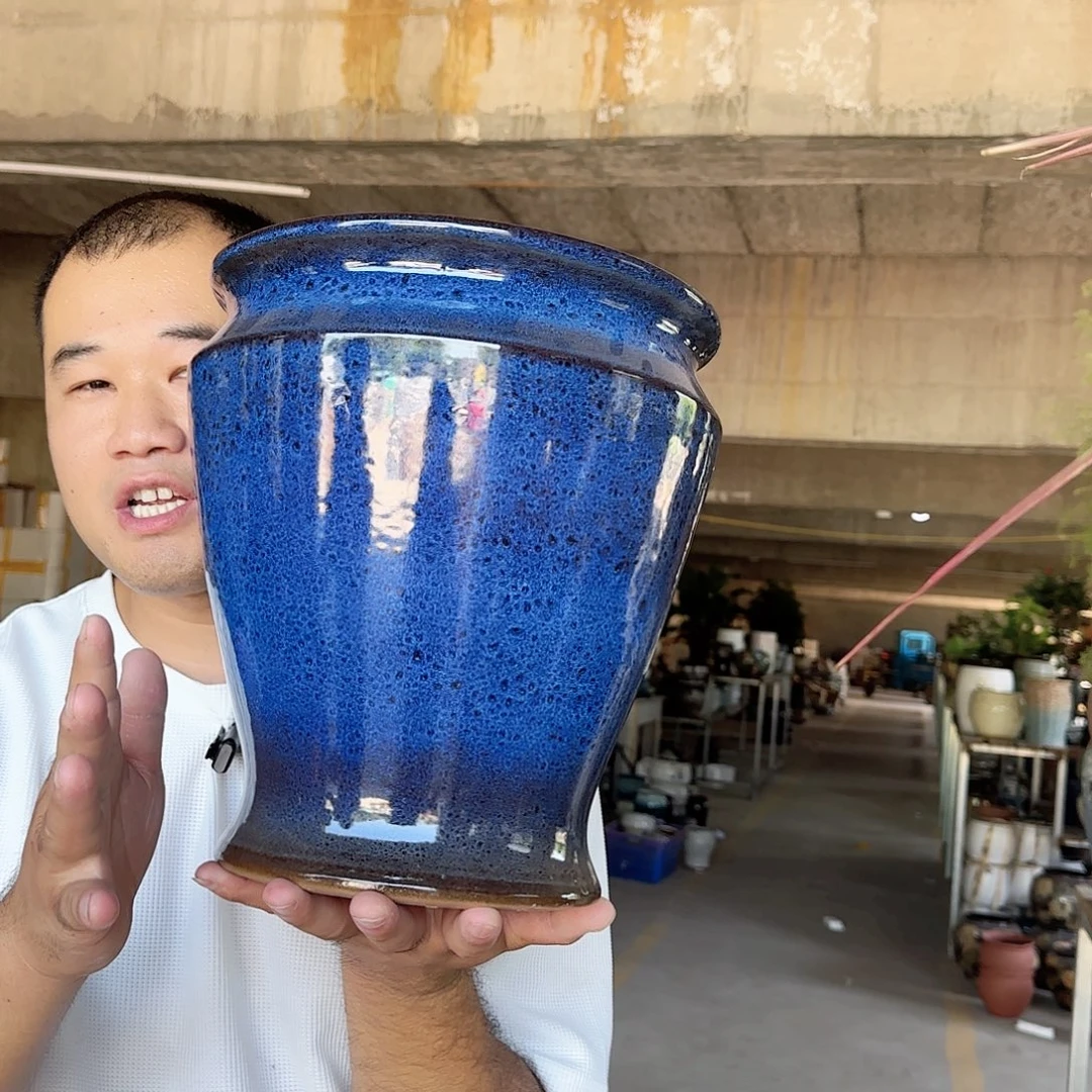 紫砂花盆杨杨花盆0816-817