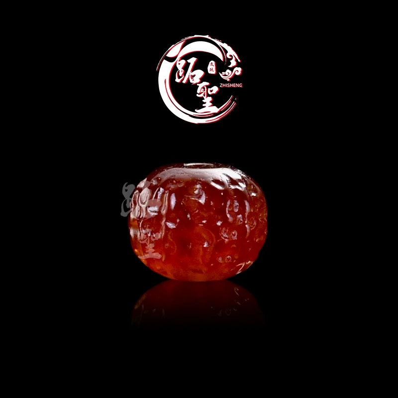 8MM石榴石小金刚老型单珠文玩椰蒂手串手链配饰配珠散珠腰珠顶珠