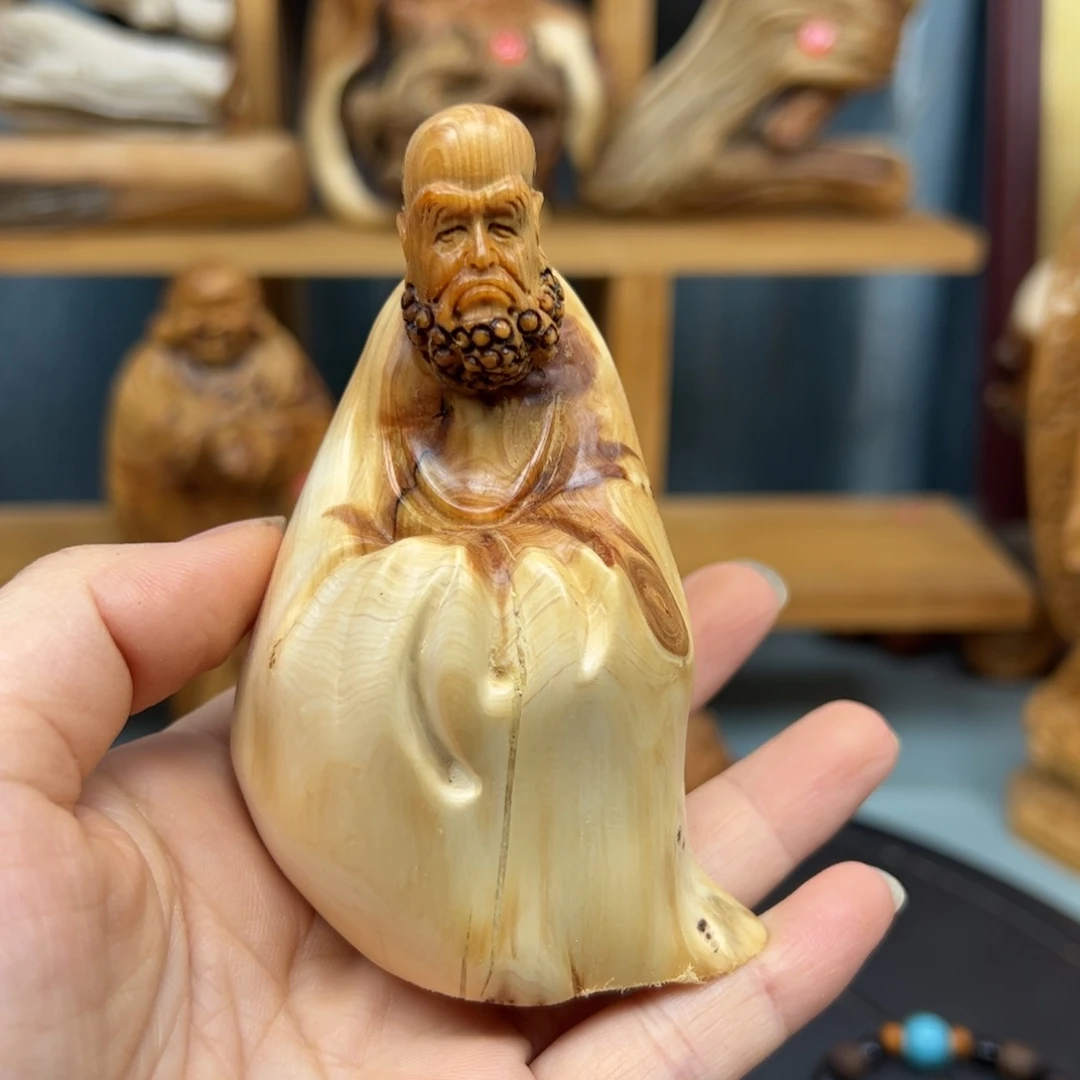 木老*崖柏木摆件手把件