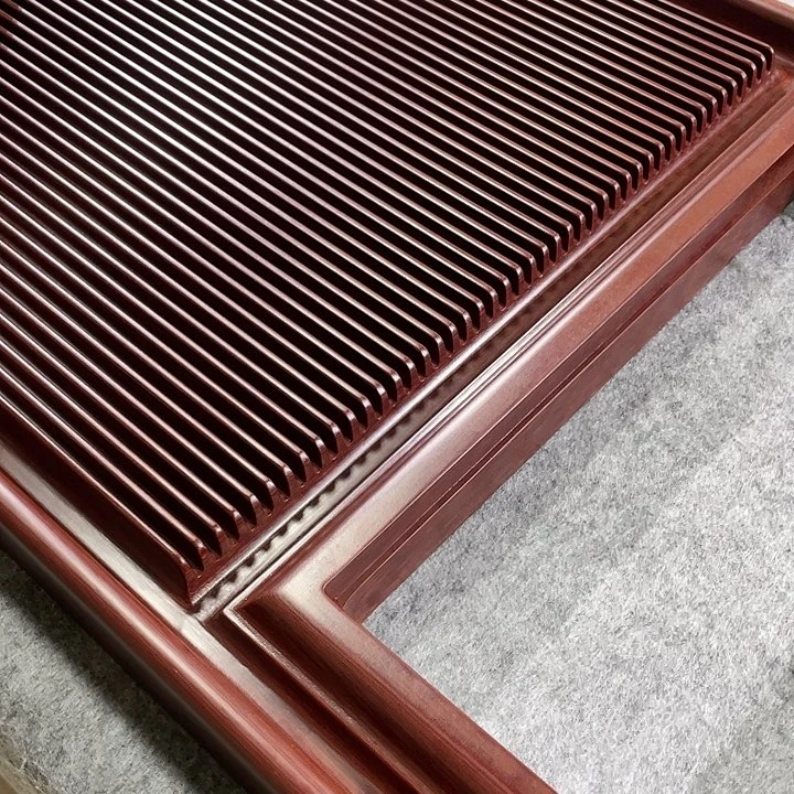 【闪购商品】君**下电木茶盘红檀色框架100/50/5
