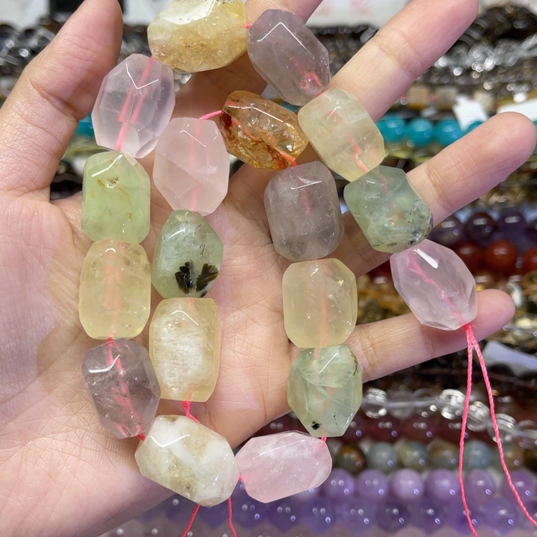 未镶嵌颈饰水晶天然多宝水晶卡16.8✖️22长条38厘米