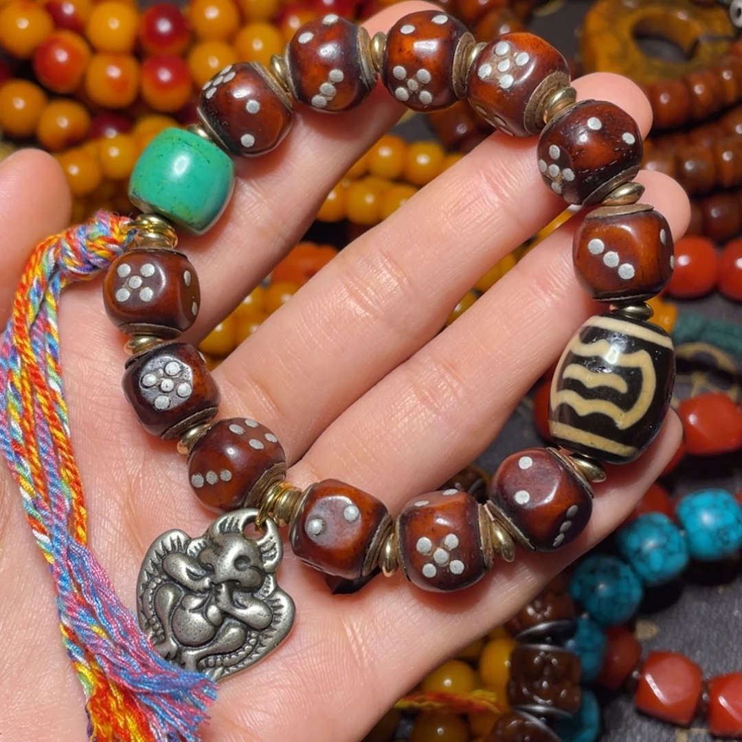 明***天藏传文玩手串手链