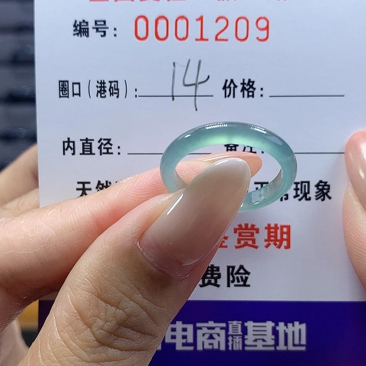 未镶嵌戒圈翡翠1209