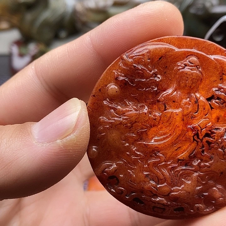 未镶嵌蛇纹石玉颈饰