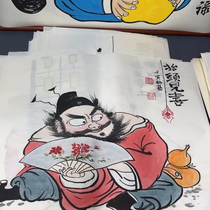 国画禅意画作品纯手绘的
