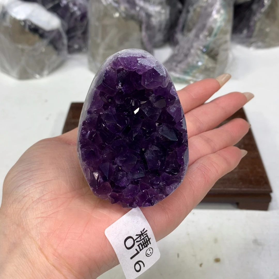 紫晶摆件未镶嵌 水晶