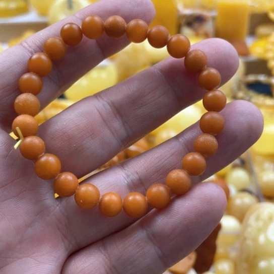 蜜蜡手串未镶嵌手串