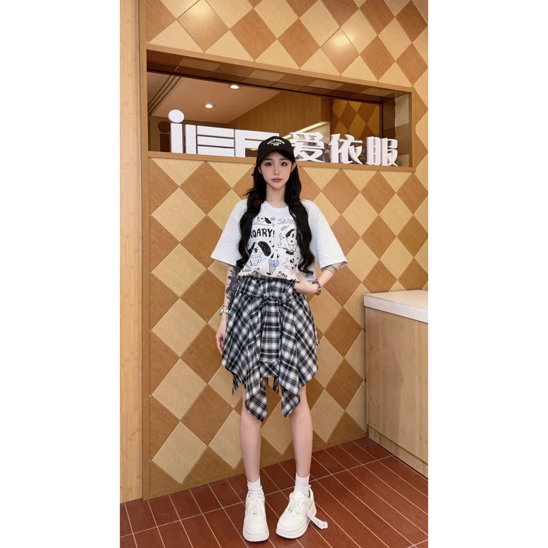 IEF/爱依服时尚套装2025夏季上下套裙