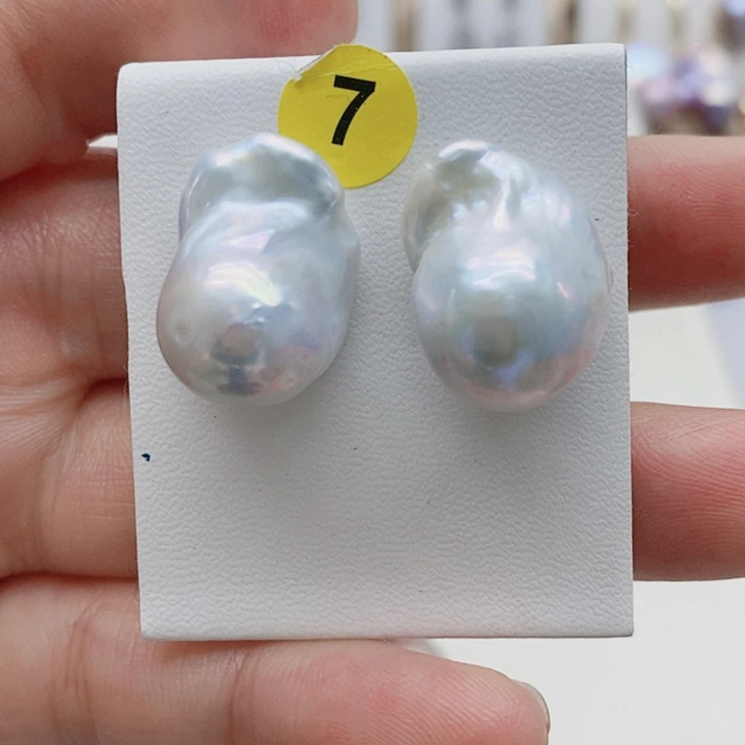 【闪购商品】银S925镶嵌淡水珍珠耳饰