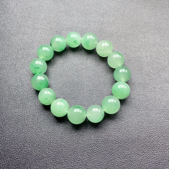 石英质玉（非洲翠）手串未镶嵌