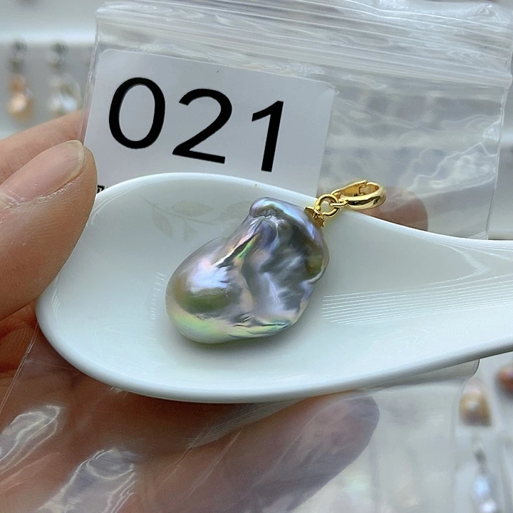 淡水珍珠颈饰银S925镶嵌