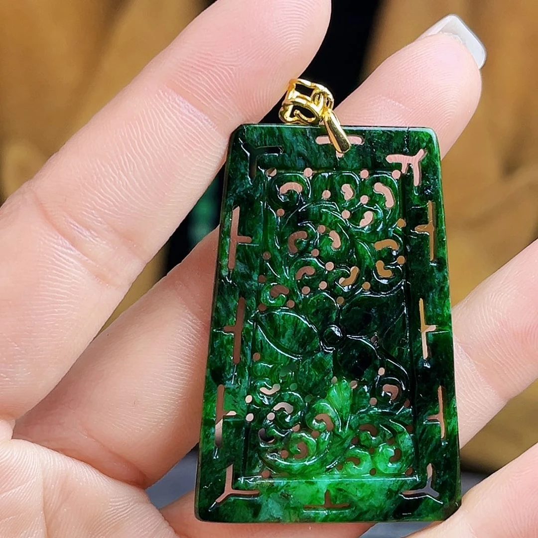 颈饰银S925镶嵌翡翠多样性