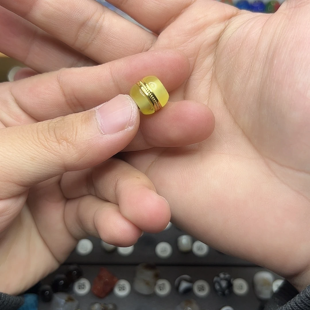 颈饰琉璃12MM琉璃汉堡