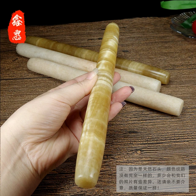 擀面杖 家用 擀饺子皮神器不粘面玉石擀面棍 饺子皮套装面棒擀面