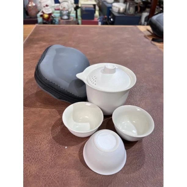 511路宝白一壶三杯旅行茶具
