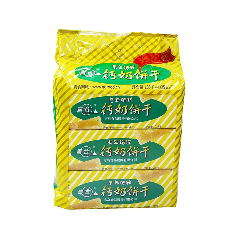 青食老年锌硒钙奶饼干大礼包 6袋 1.35kg/包