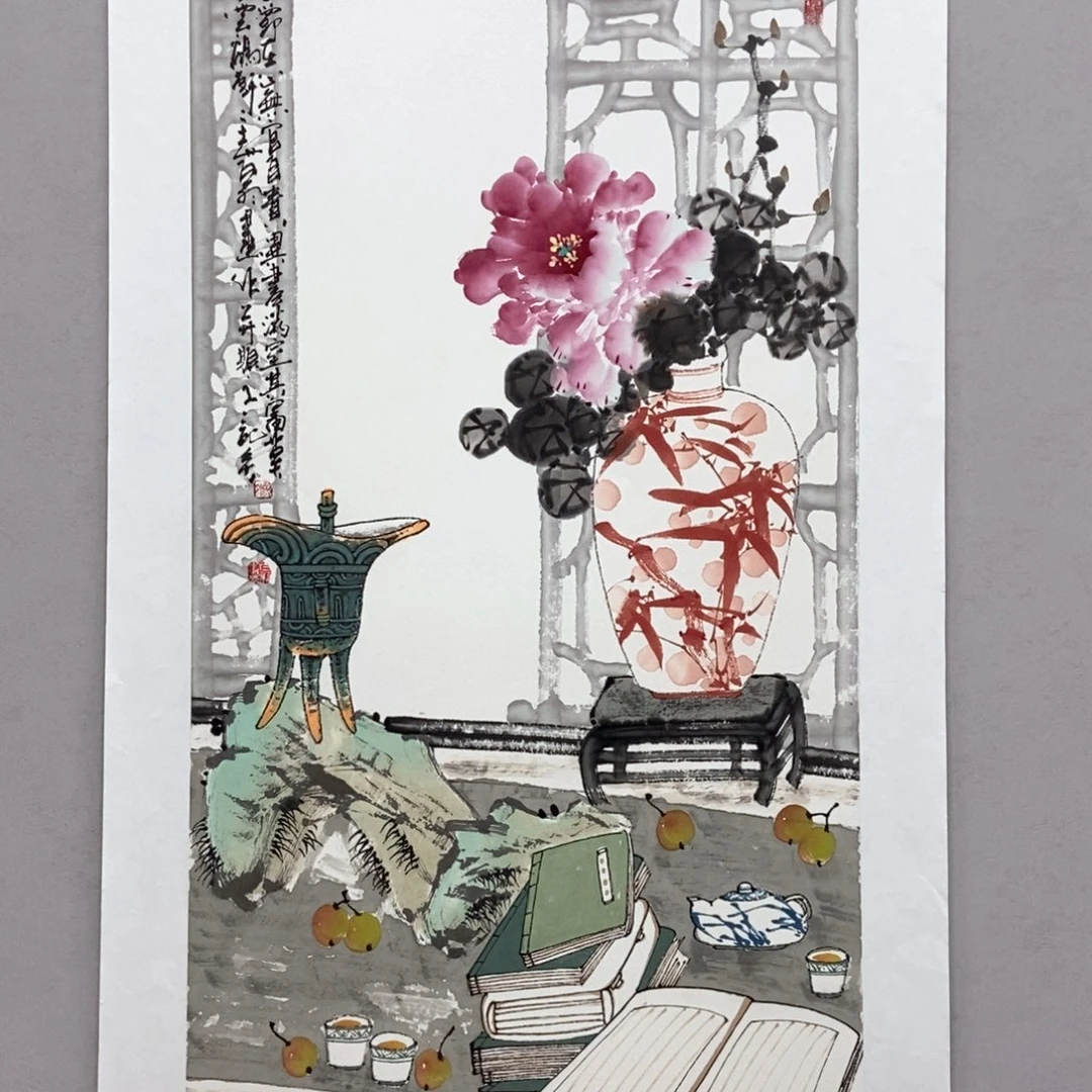 国画陈党明三尺精品佳作