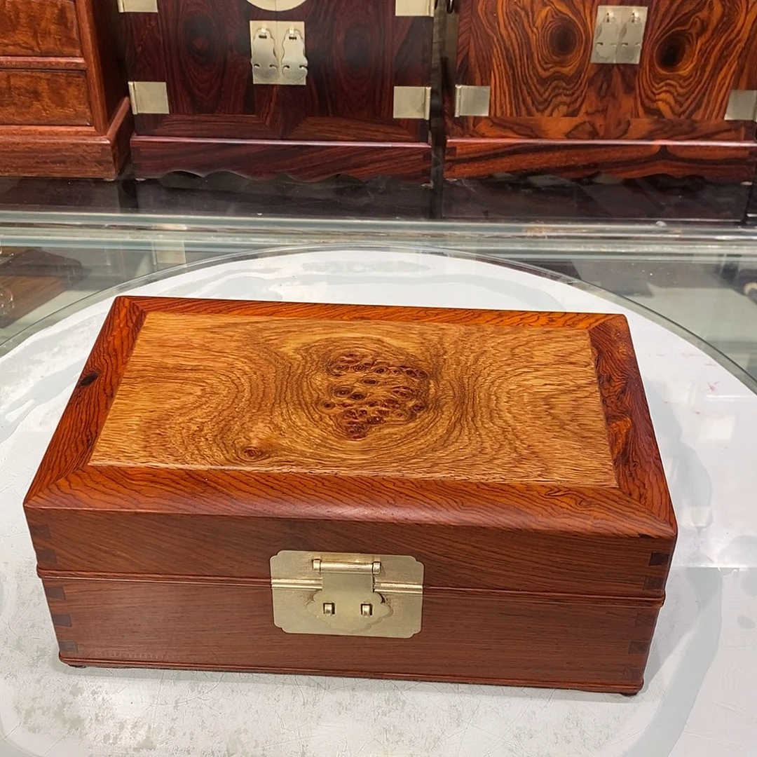 微凹黄檀（南美大红酸枝）独板盒25/15/10