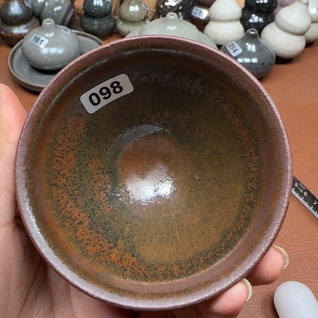 茶盏龙窑柴烧原矿原釉（微瑕）098