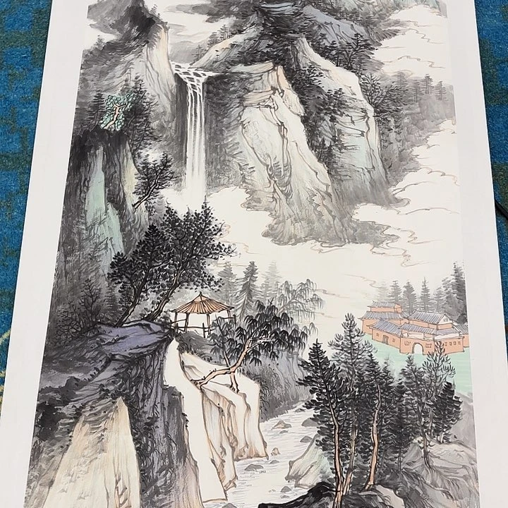 国画苏珊老师展览原作