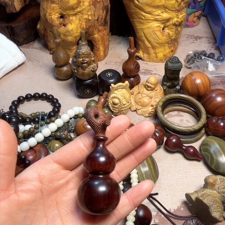 东非黑黄檀(紫光檀)沉****子东非紫檀葫芦