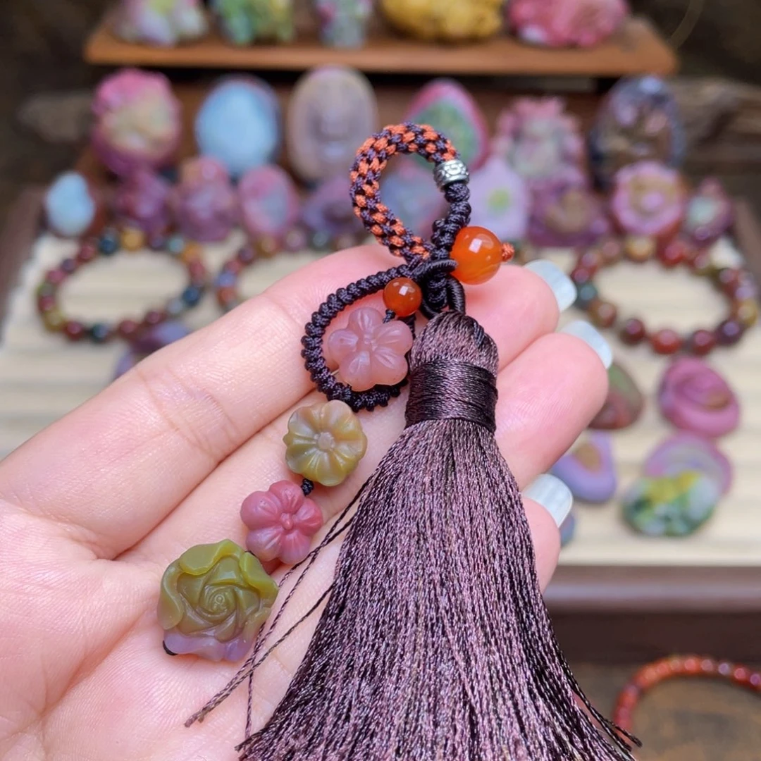 玛瑙/玉髓未镶嵌珠宝半成品盐源玛瑙福利包挂