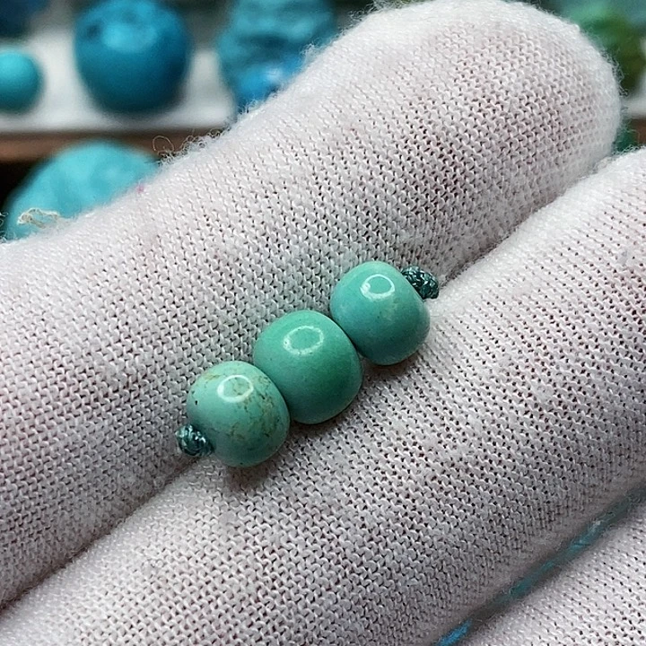 绿松石未镶嵌天然原矿 地大质检