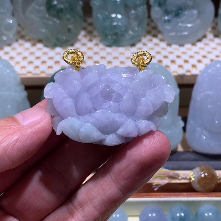 翡翠未镶嵌颈饰/炸/花件