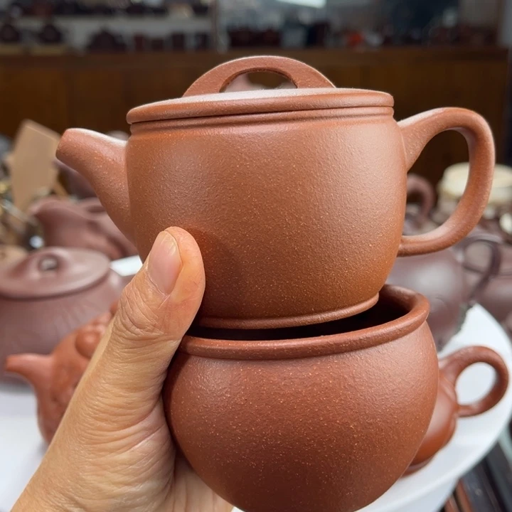 紫砂茶壶紫砂花茶