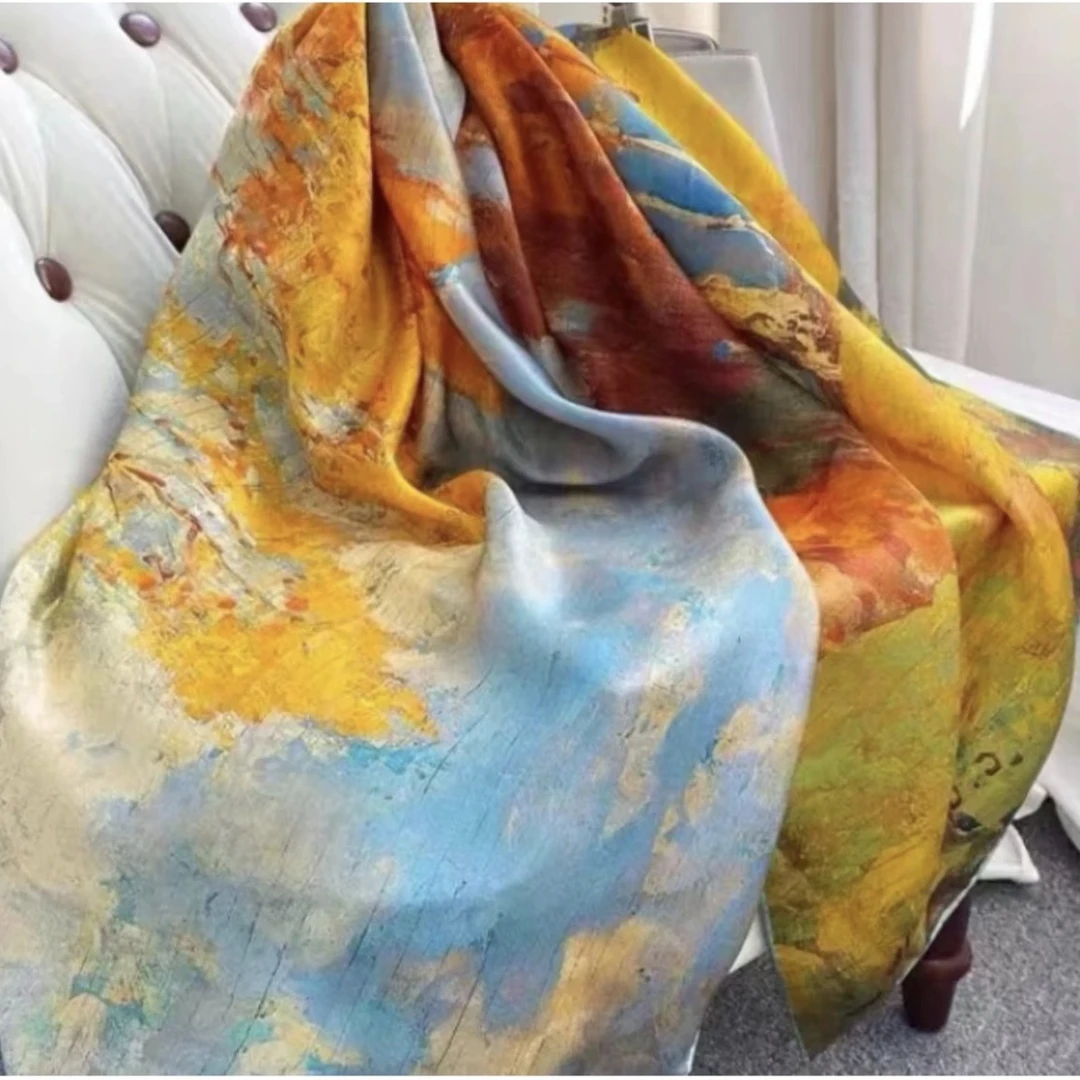 XY【白桦林新】90*180 女士丝巾围巾时尚百搭围巾披肩外搭