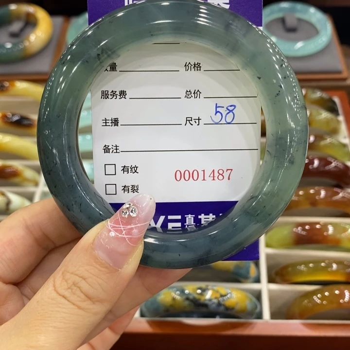 岫玉未镶嵌手镯快*手镯